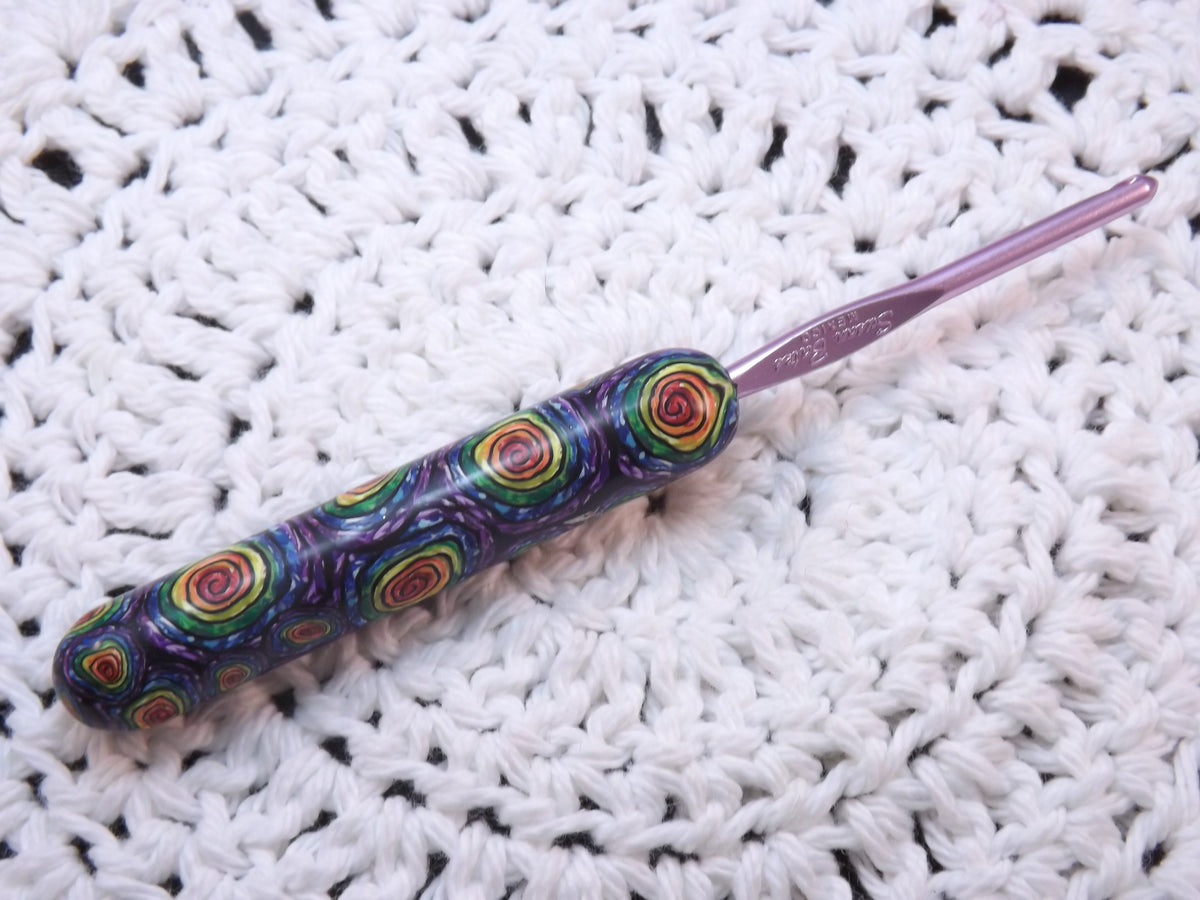 Adhesive Bandage Crochet Hook Grips, No Polymer Clay Needed! 