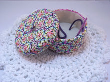 Colorful Rainbow Yarn Scrap Container